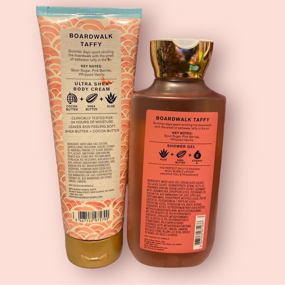 BOARDWALK TAFFY 2 PC SET SHOWER GEL & BODY CREAM VERY RARE - Picture 3 of 4